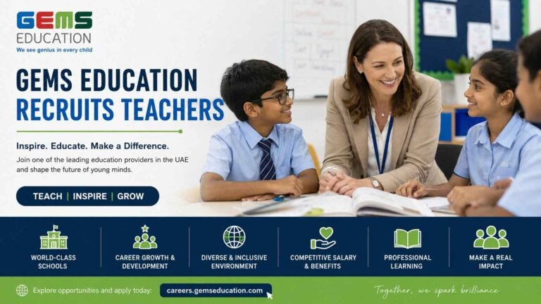 GEMS Education Recruits Teachers