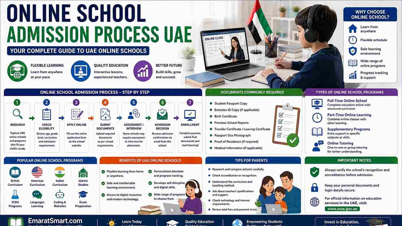 Online School Admission Process UAE
