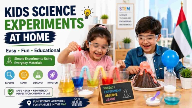 kids science experiments at home