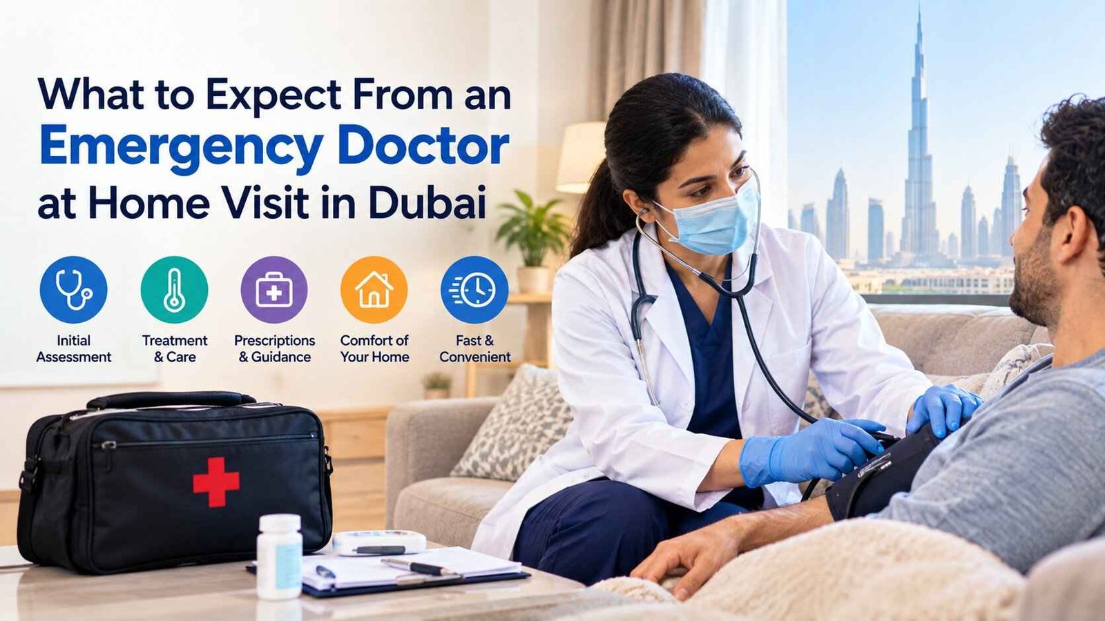 Emergency Doctor at Home Visit in Dubai