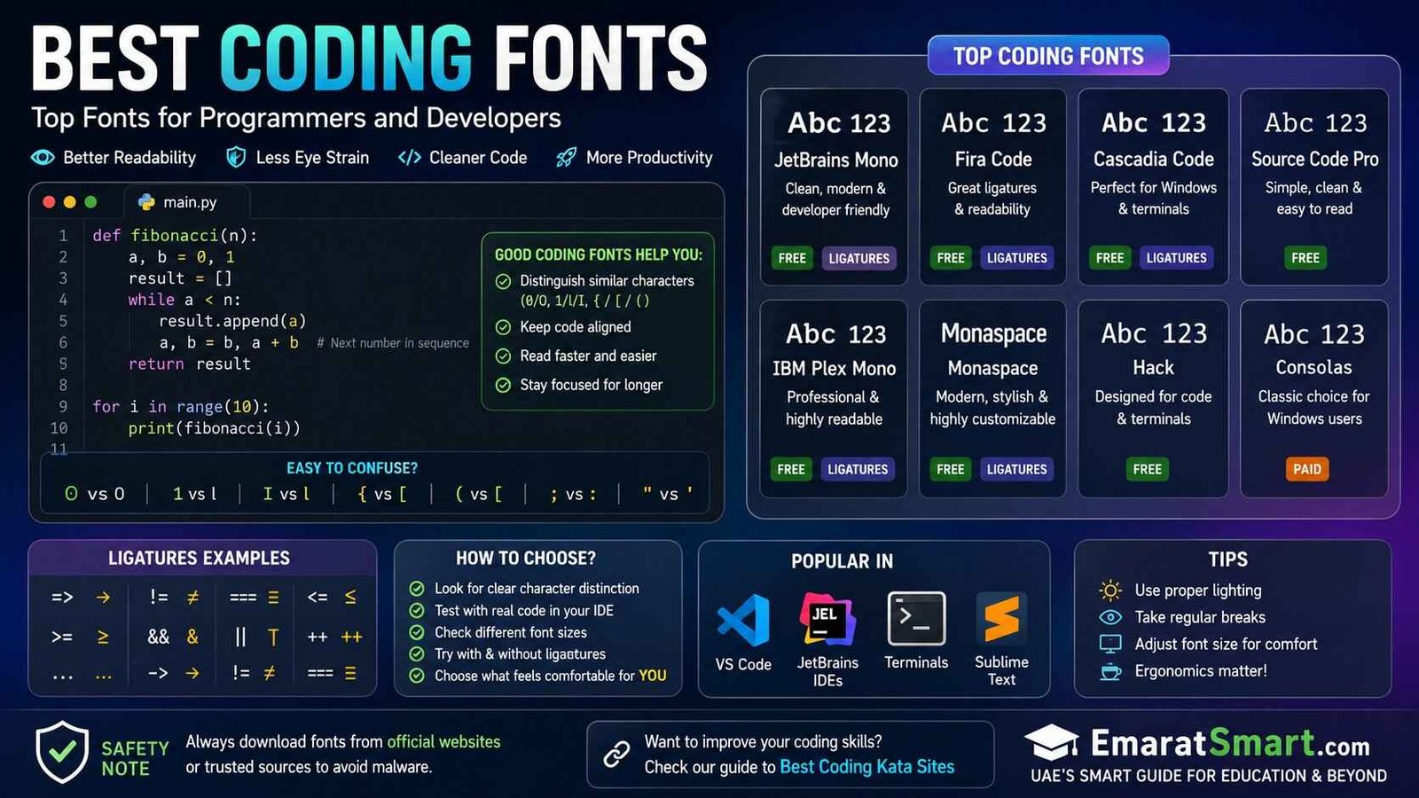 Best Coding Fonts