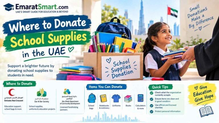 Where to Donate School Supplies in the UAE