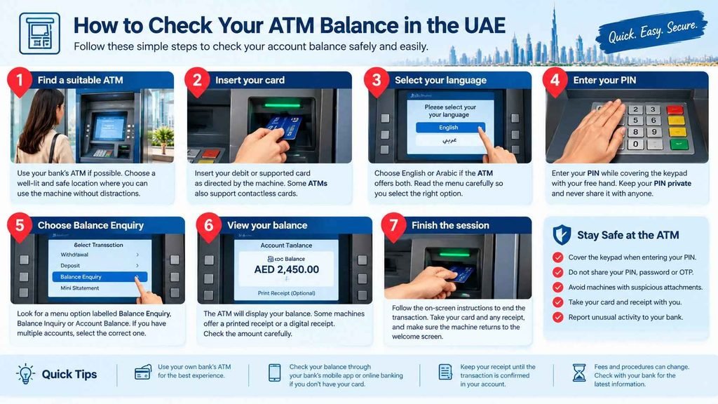 How to Check Your ATM Balance in the UAE